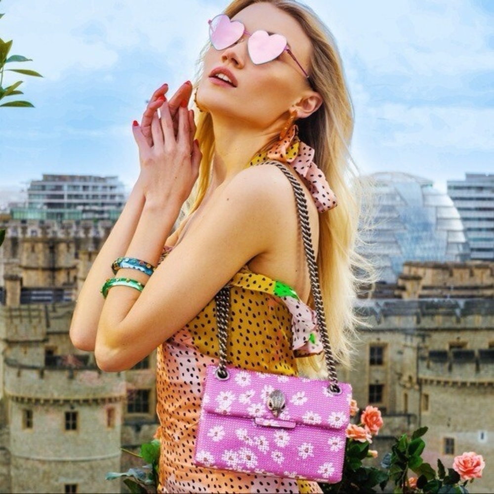 Kurt Geiger Mini Kensington Floral Bag